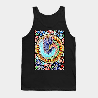 Bird Tattoo tag Graffiti Tank Top